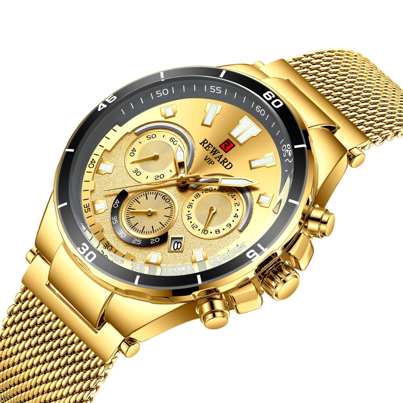 Reward Foreign Trade Three Eye OEM Watch Multi-function Sports Men's Watch Cross-border Waterproof Men's Watch Watches