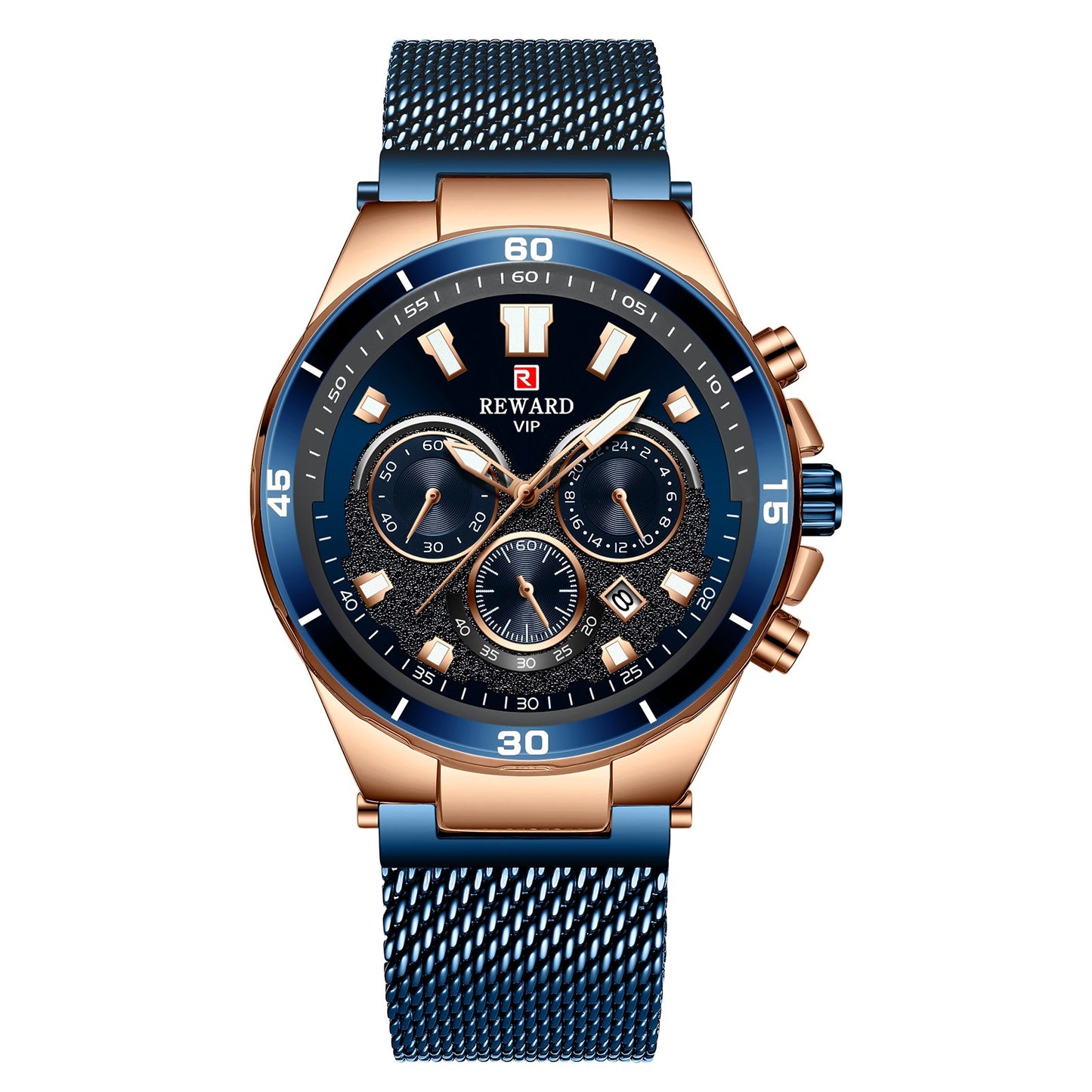 Reward Foreign Trade Three Eye OEM Watch Multi-function Sports Men's Watch Cross-border Waterproof Men's Watch Watches