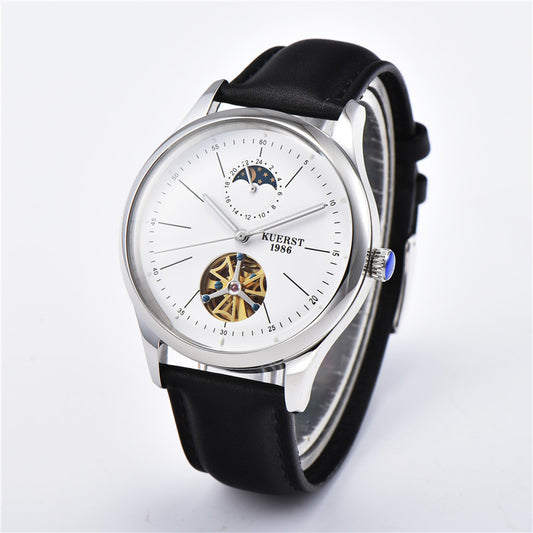 Cool Tour Mechanical Watch Men's Automatic Mechanical Watch Female 8007 Waterproof Watch Leather Business Watch