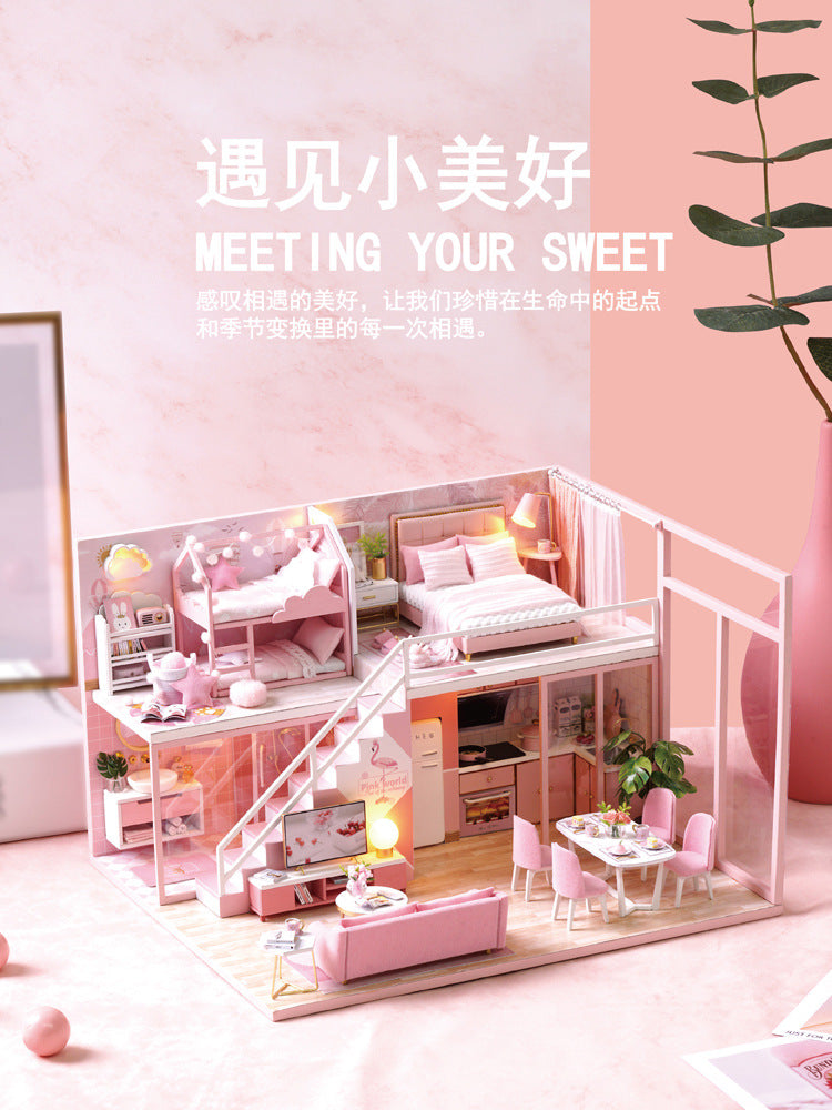 d \Meeting Xiao Beautiful\ \Poetry Life\ Handmade Loft Simple Apartment