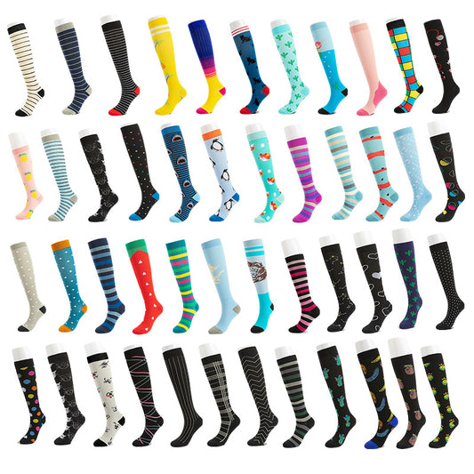 Cross-border new fashion sports muscle sock quality soft leggings men and women sportswock manufacturers spot wholesale