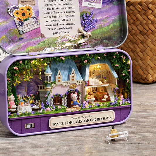 Wisdom House Children Handmade DIY Toy Box Theater Girl Model Cottage Activity Batch Send Boutique Gift