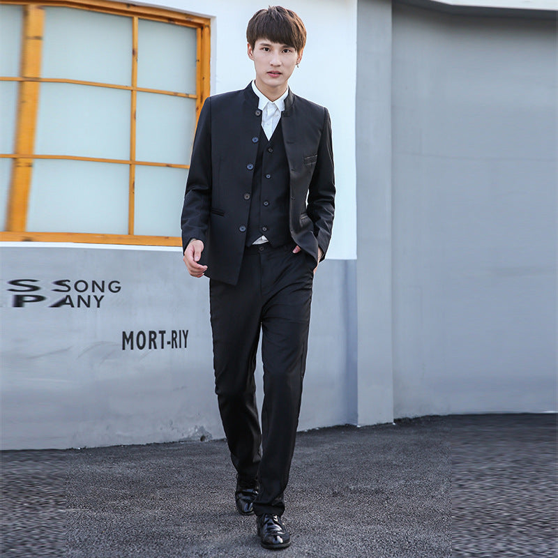 2021 spring new Korean version of the slim casual suit men's men's suits set manufacturers a generation