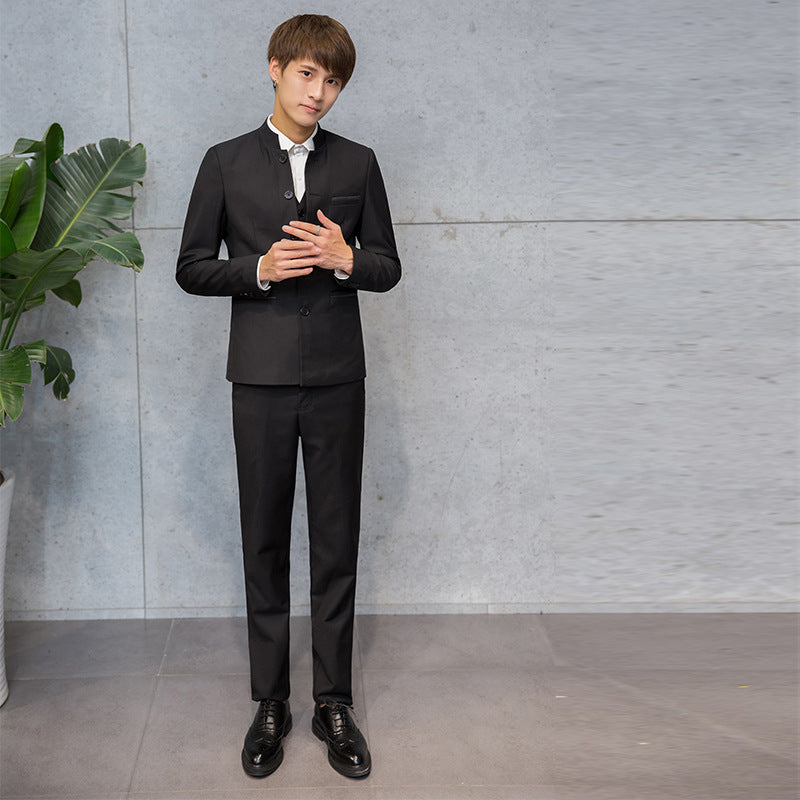 2021 spring new Korean version of the slim casual suit men's men's suits set manufacturers a generation