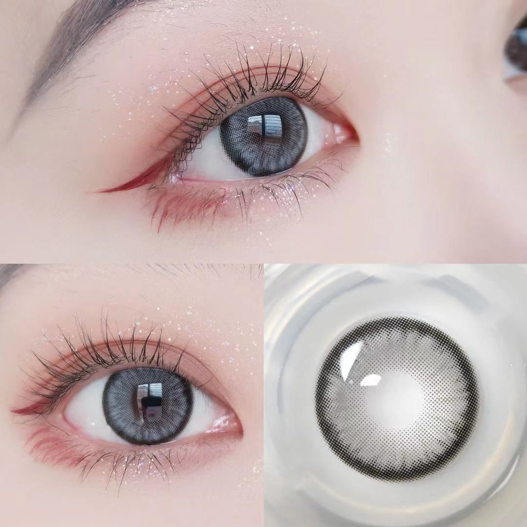 Bio-essence 1 Pair Colored Contact Lenses for Eyes Blue Lenses Green Eye Lenses Gray Lenses Natural Lenses  Fashion Lenses