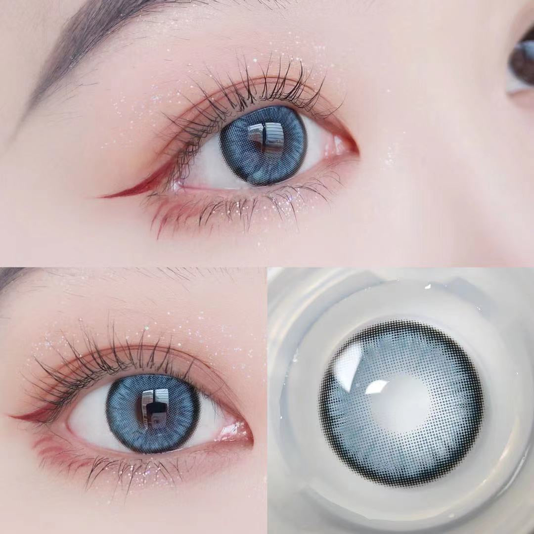 Bio-essence 1 Pair Colored Contact Lenses for Eyes Blue Lenses Green Eye Lenses Gray Lenses Natural Lenses  Fashion Lenses