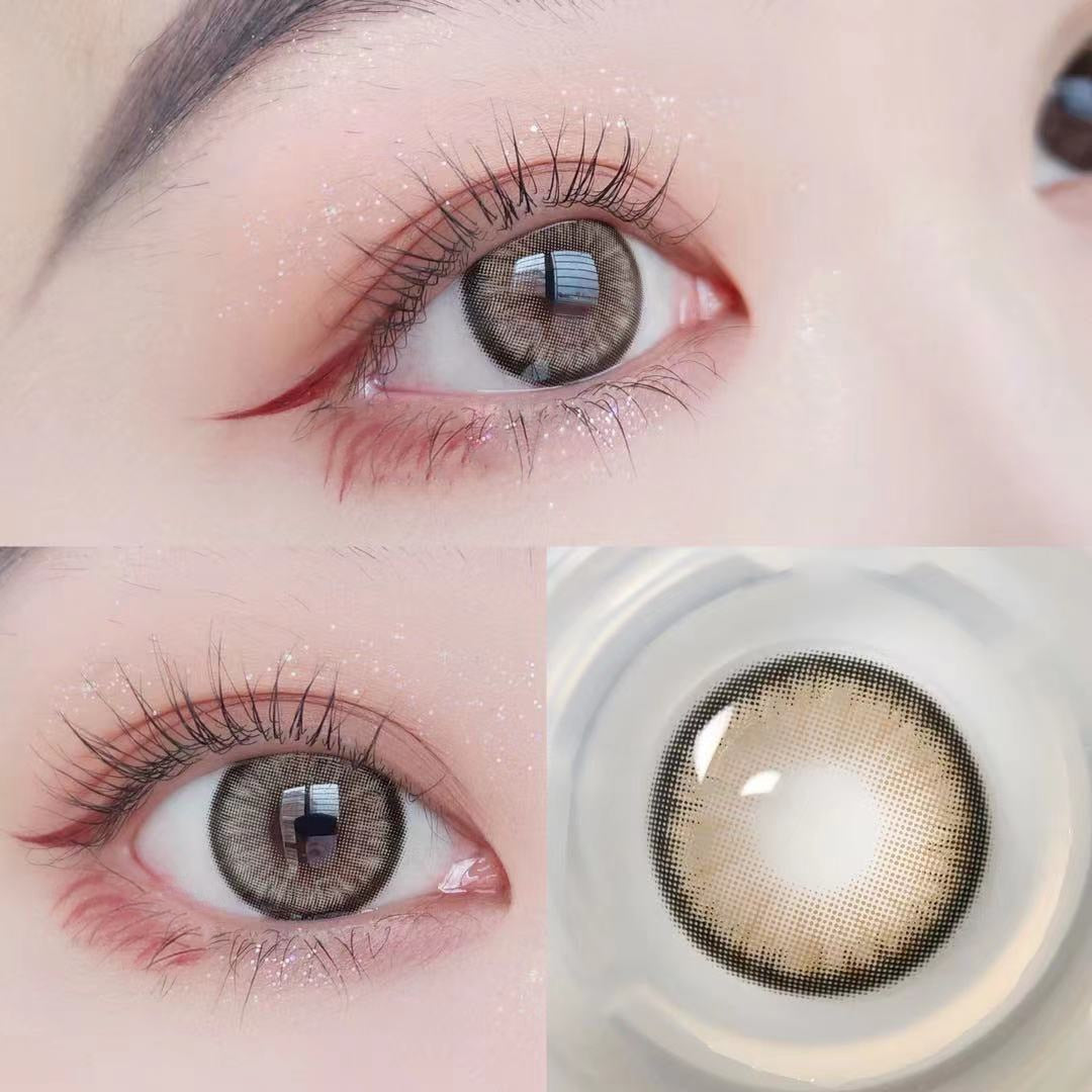 Bio-essence 1 Pair Colored Contact Lenses for Eyes Blue Lenses Green Eye Lenses Gray Lenses Natural Lenses  Fashion Lenses