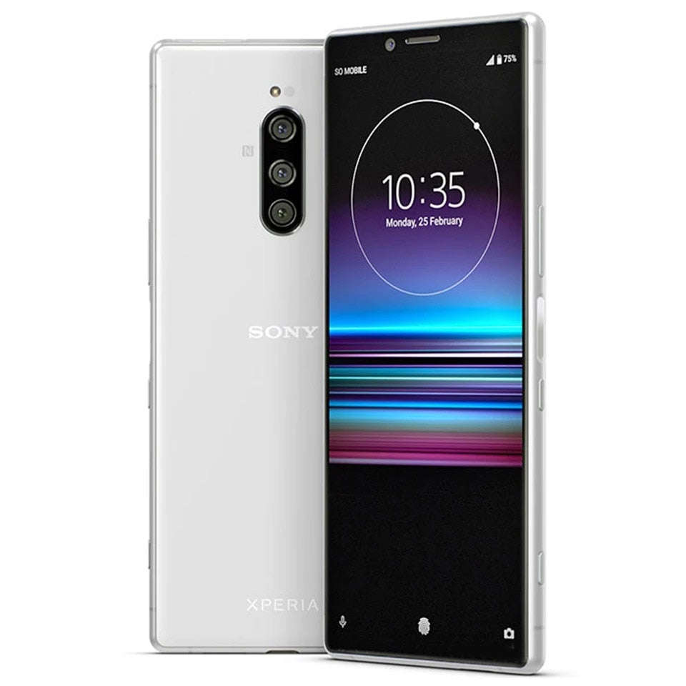 Sony Xperia 1 J8110 J9110 JV 6G&64GB/128GB 6.5" Snapdragon 855  Octa core Triple 12MP XZ4 NFC Android Original Unlocked Phone