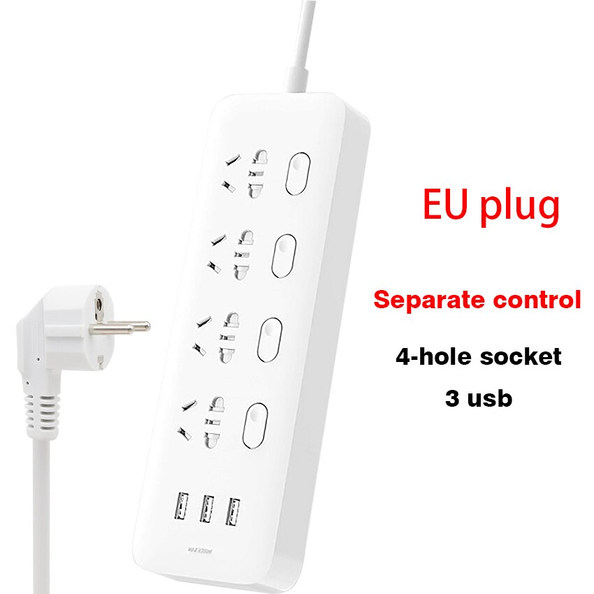 EU Plug Converter Power strip Extension Cord Socket 20W Fast Charging Outlet Socket Adapter Patch Panel Patch board