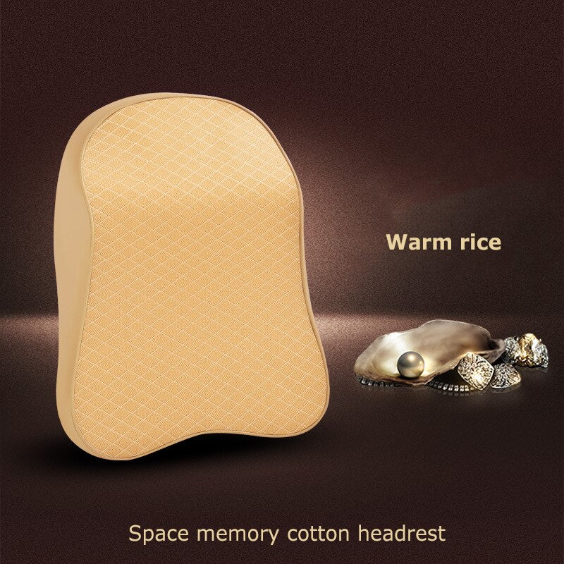 Car Seat Headrest Auto Memory Foam Pillow Car Neck Pillow Seat Head Support Lumbar Support For Office Chair Cushion For Car Auto