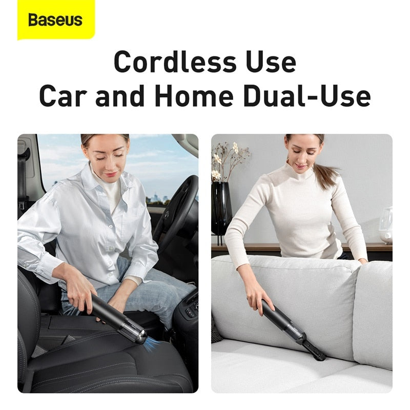 Baseus Portable Handheld Vacuum Cleaner 135W 15000Pa Strong Suction Car Handy Vacuum Cleaner Robot Smart Home For Car & HOME