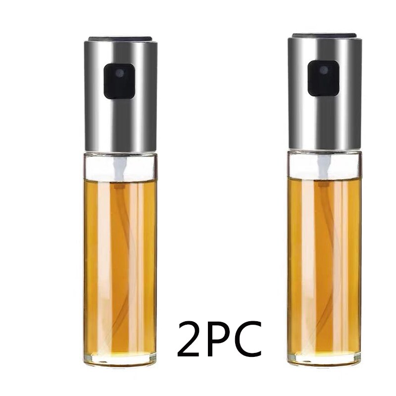 2/4pcs Kitchen BBQ Baking Olive Oil Spray Bottle Spray Bottle Water Pump Grill Bottle Vinegar Bottle Oil Dispenser Cookware Tool