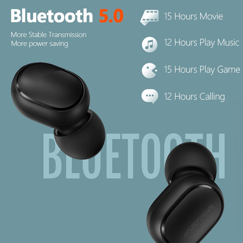 Xiaomi Redmi Airdots 2 Earbuds True Wireless Earphone Bluetooth 5.0 Noise Reductio Headset With Mic Tws Original Xiaomi Airdots