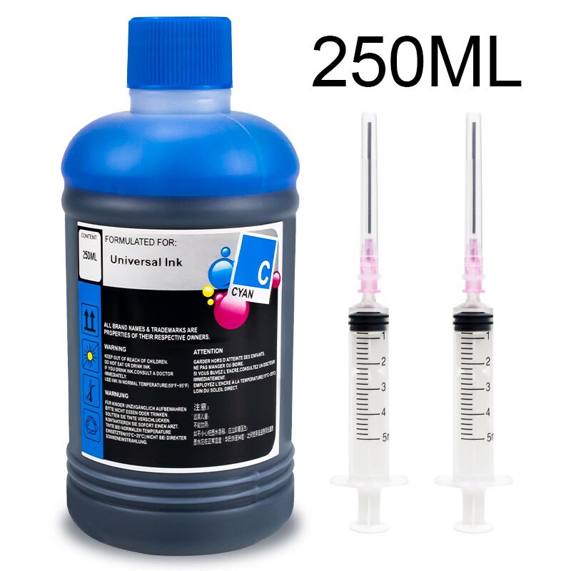 4 Color 250ml Bottle Universal Compatible Refill Dye Ink For Canon PG510 CL511 PG 540 545 445 CL 541Printer Inkjet Cartridge