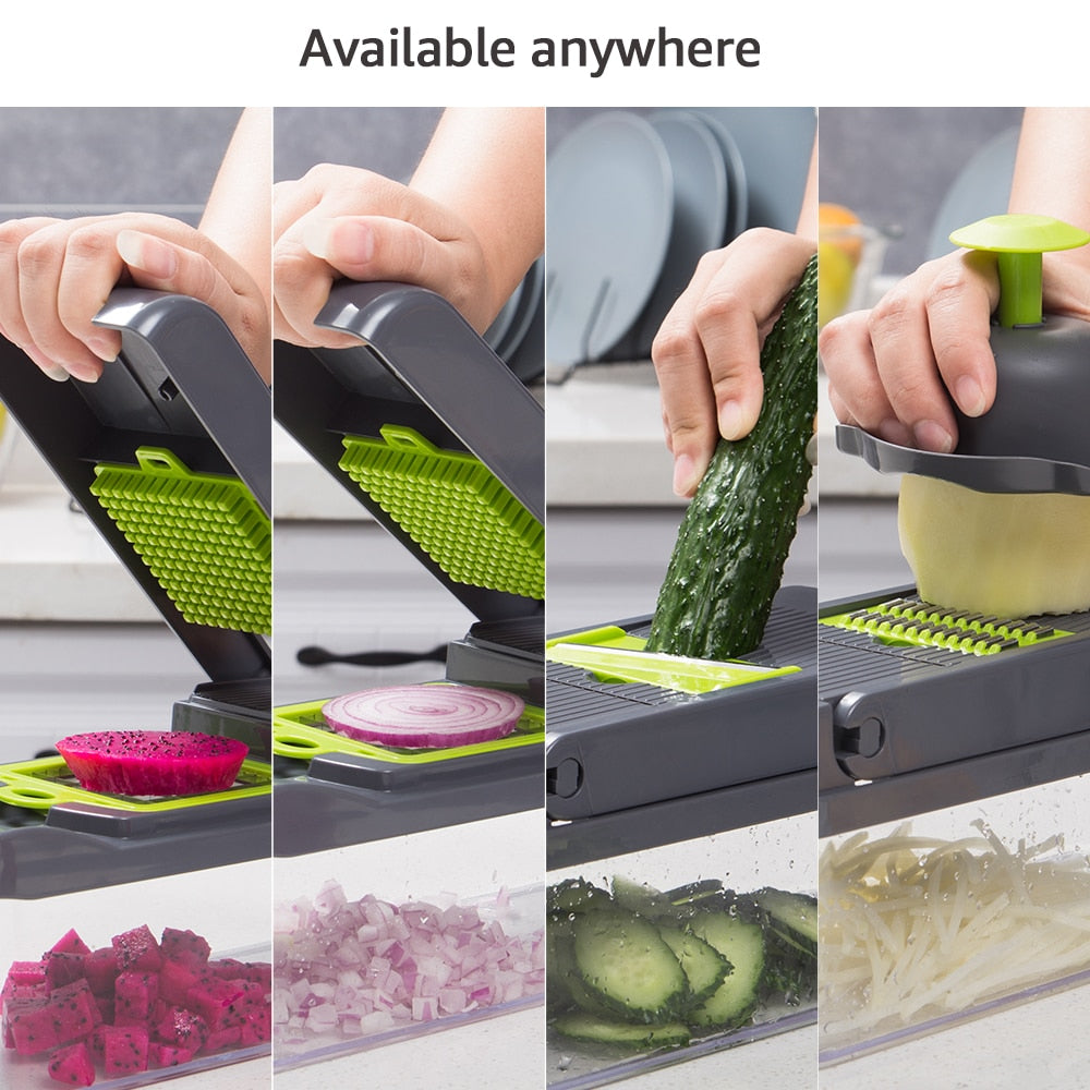 vegetable cutter multifunctional Slicer Fruit  Potato Peeler Carrot Grater Kitchen accessories basket vegetable slicer