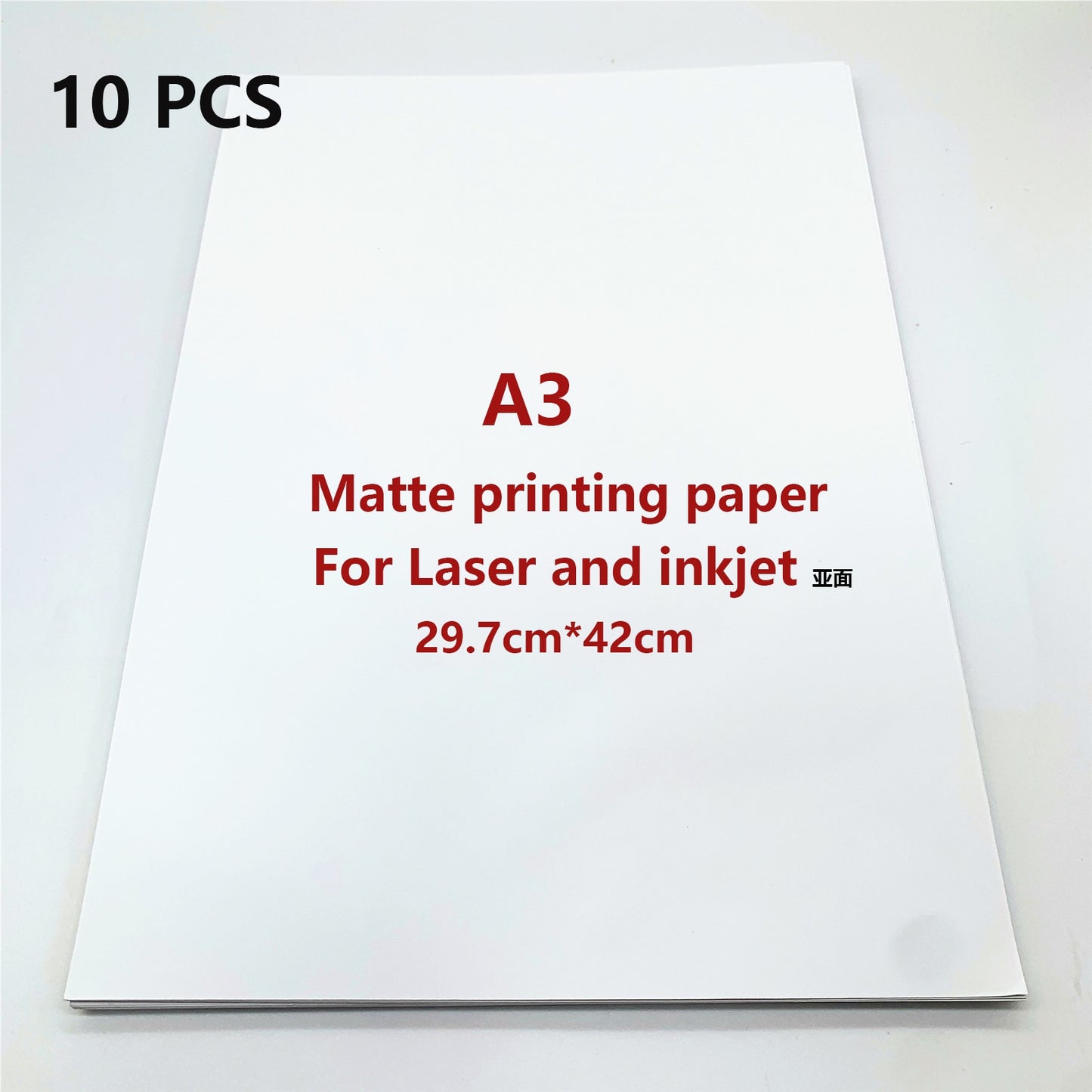 A4 printer paper Transparent Printable Vinyl Sticker Waterproof Self-Adhesive paper 210*297mm for For Inkjet and laser Printer