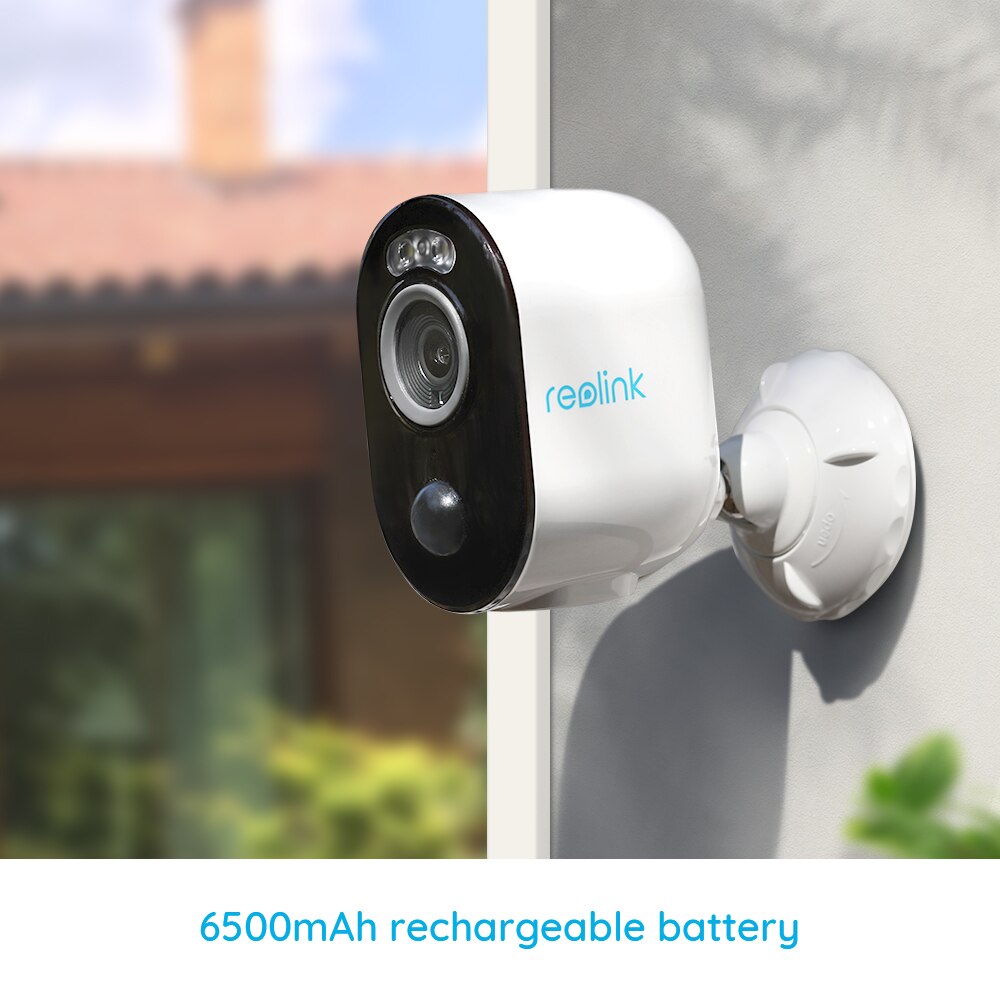 Reolink Argus 3 Pro Rechargeable Battery Camera 2.4G/5Ghz WiFi 4MP Human/Car Detection 2-way Audio Spotlight Smart Home Cam