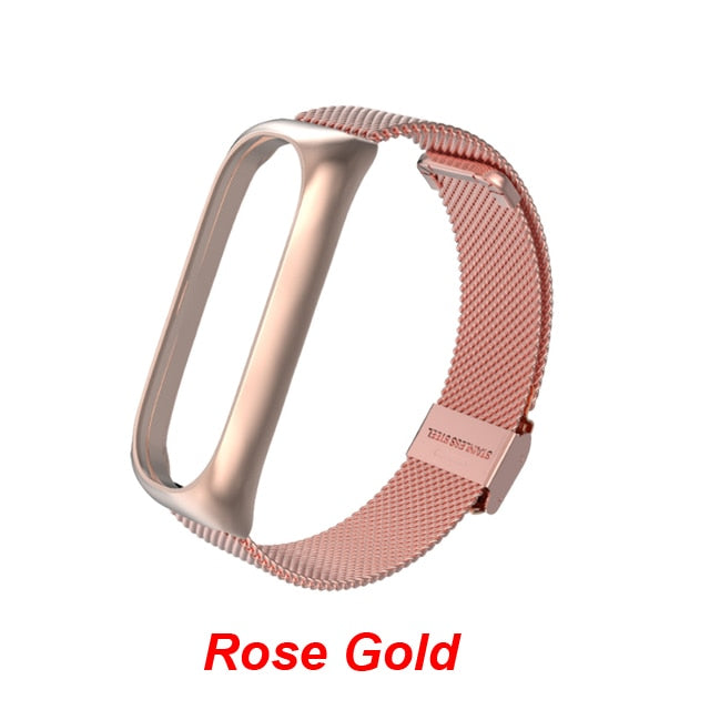 Strap For Xiaomi Mi Band 6 5 Wrist Metal Bracelet Screwless Stainless Steel MIband for Mi Band 6 5 Strap Wristbands Pulseira