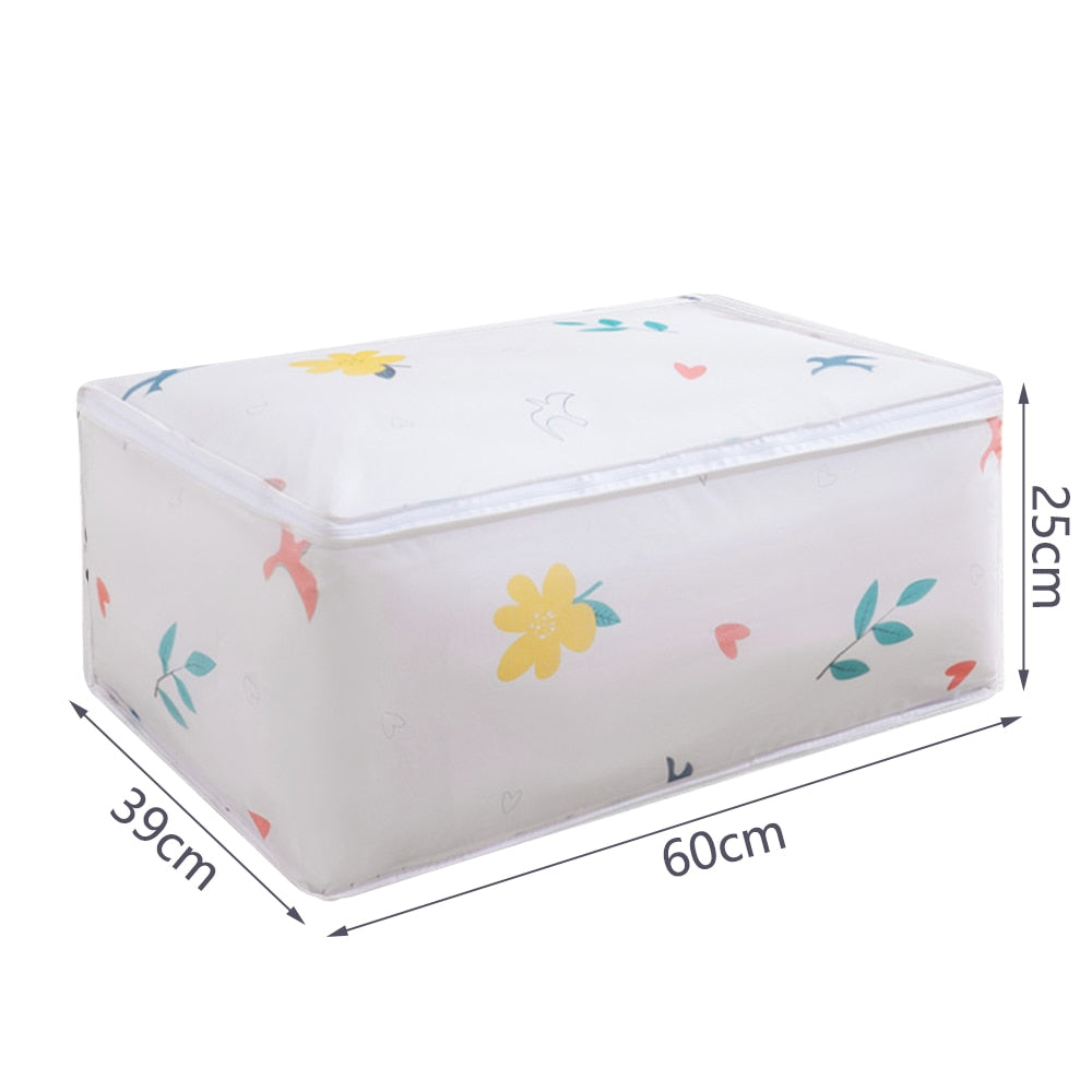 Clothes organizer Foldable Comforter Storage Bag Household Clothing Storage Box Dustproof Quilt Storage bolsas de almacenamiento