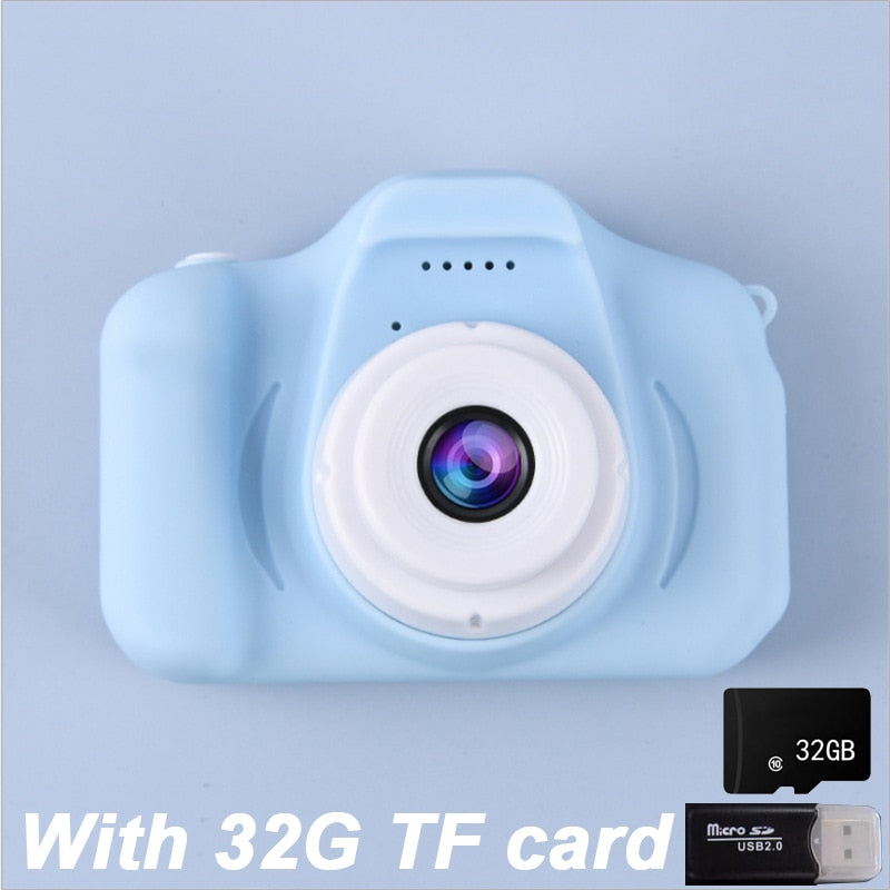 Children's Camera Waterproof 1080P HD Screen Camera Video Toy 8 Million Pixel Kids Cartoon Cute Camera Outdoor Photography Toy