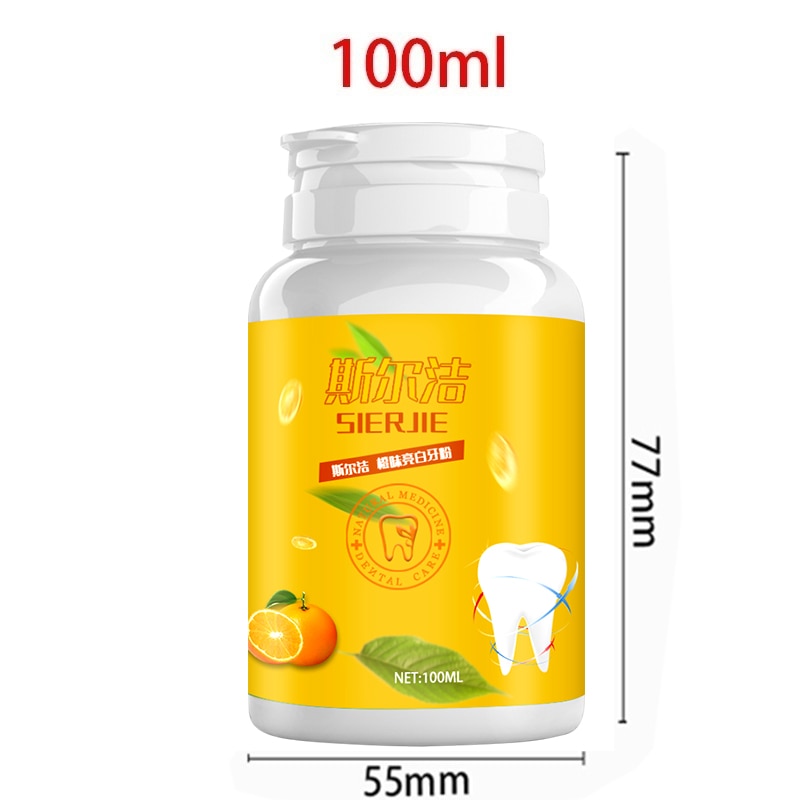 Whitening Tooth Powder 50g, Remove Smoke Stains, Coffee , Tea , Freshen Dad Breath, Oral Hygiene, Dental Care