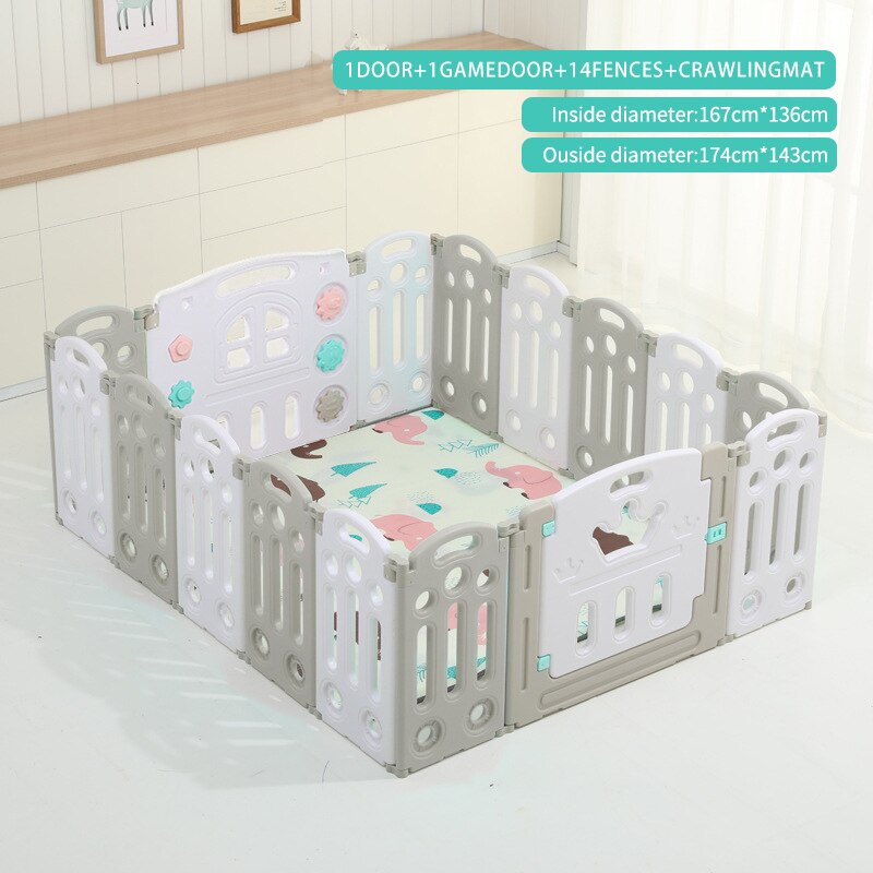 Super Luxury Baby Playpen With Free Mat Kid Playpen for Children Indoor Baby Playground Kids Ball Pit Playpen Kid Ball Pool Pit