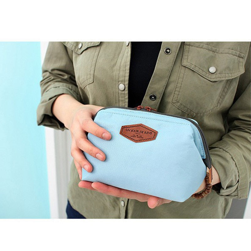 Beauty Cute Women Lady Travel Makeup Bag Cosmetic Pouch Clutch Handbag Casual Purse SEC88