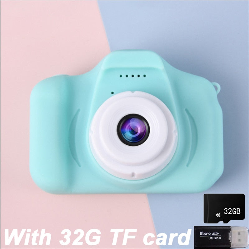 Children's Camera Waterproof 1080P HD Screen Camera Video Toy 8 Million Pixel Kids Cartoon Cute Camera Outdoor Photography Toy