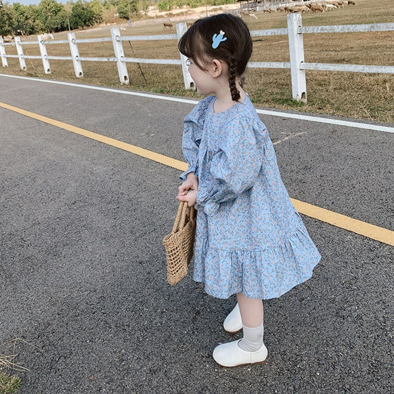 Children's Dress for Girls Autumn WInter Animal Style Girls Dresses Flower Party Princess Dress Baby Kids Girls Clothing