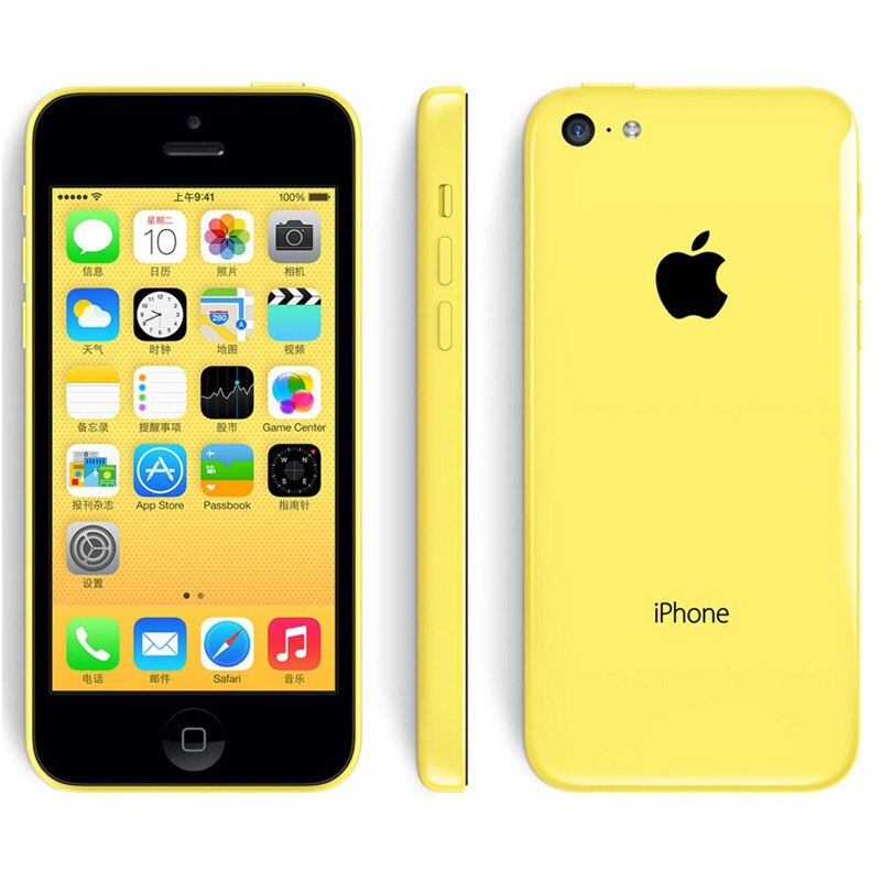 Original iPhone 5C Mobile Phone Dual Core 4" 8MP WIFI GPS 3G  iPhone 5C Unlocked Smartphone Cellphone