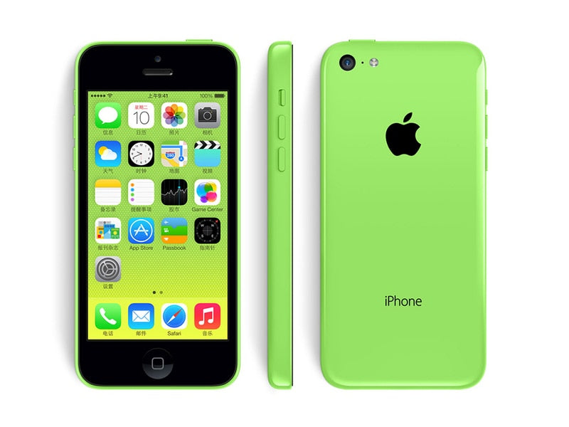 Original Apple iPhone 5C 3G Mobile Phone 4.0 Display Dual Core CellPhone 8GB/16GB/32GB ROM WCDMA Used WIFI GPS IOS SmartPhone