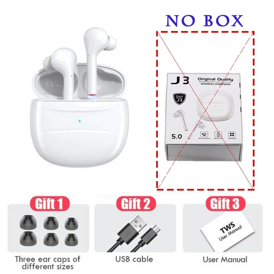 TWS Wireless Earphones Bluetooth 5.0 Headphones IPX7 Waterproof Earbuds LED Display HD Stereo Built-in Mic for Xiaomi iPhone