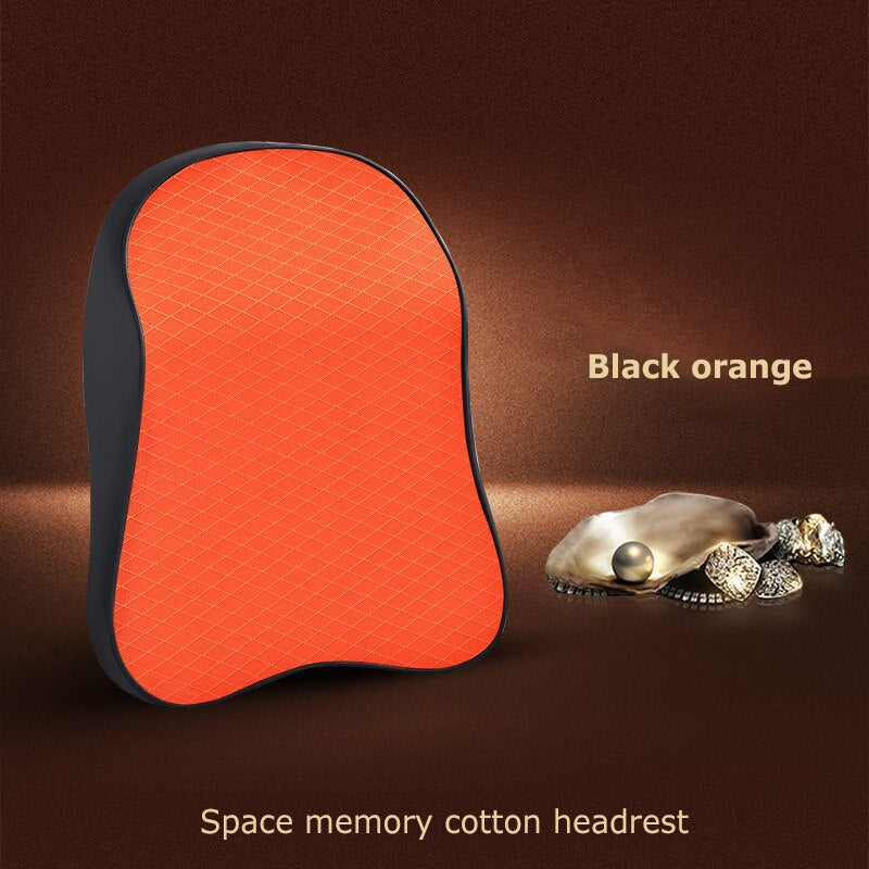 Car Seat Headrest Auto Memory Foam Pillow Car Neck Pillow Seat Head Support Lumbar Support For Office Chair Cushion For Car Auto