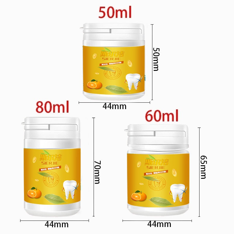 Whitening Tooth Powder 50g, Remove Smoke Stains, Coffee , Tea , Freshen Dad Breath, Oral Hygiene, Dental Care