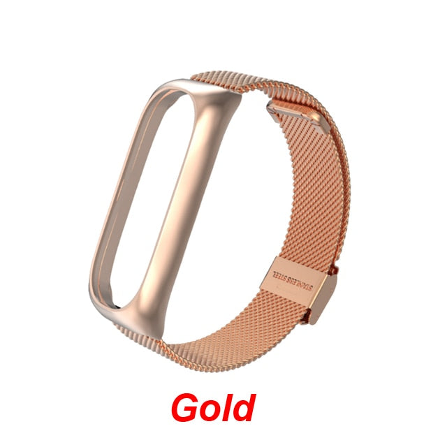 Strap For Xiaomi Mi Band 6 5 Wrist Metal Bracelet Screwless Stainless Steel MIband for Mi Band 6 5 Strap Wristbands Pulseira