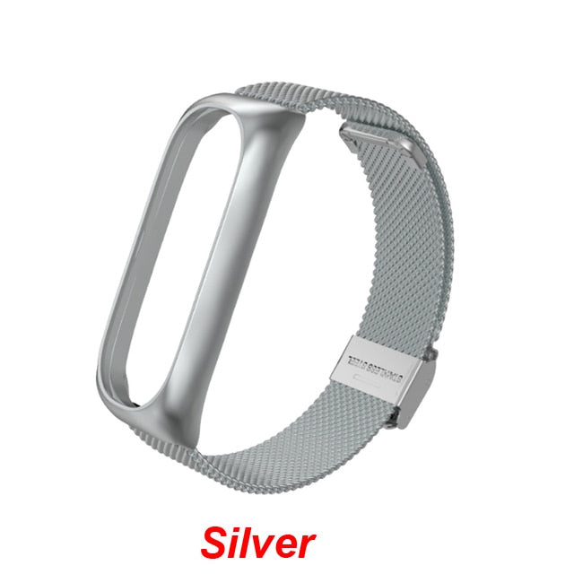 Strap For Xiaomi Mi Band 6 5 Wrist Metal Bracelet Screwless Stainless Steel MIband for Mi Band 6 5 Strap Wristbands Pulseira