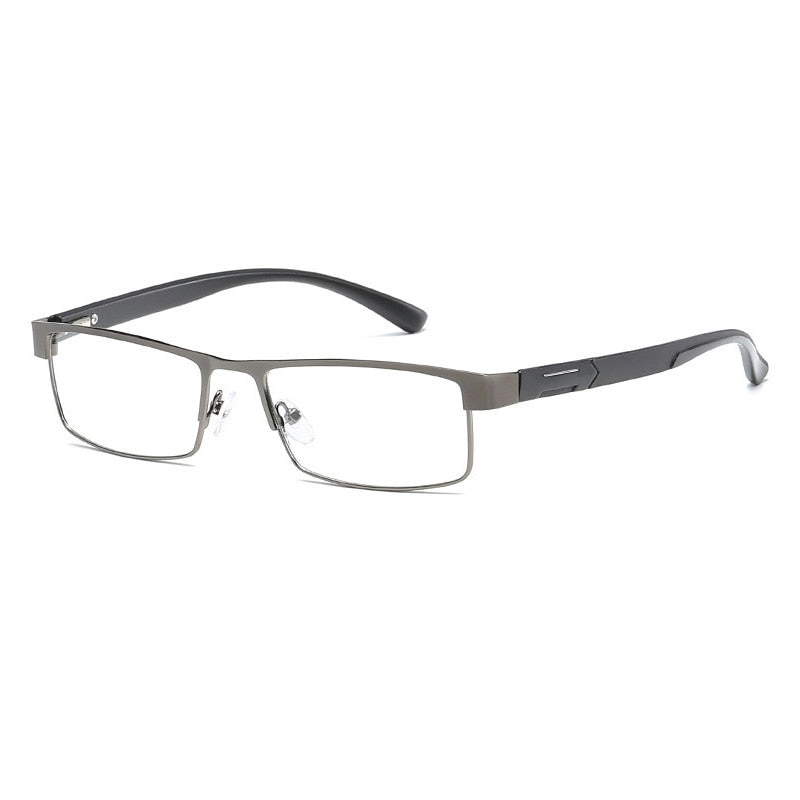 RBENN Metal Frame Men Reading Glasses Vintage Business Hyperopia Eyewear Male Reading EyeGlasses +1.25 1.75 2.75 3.75 5.0 6.0