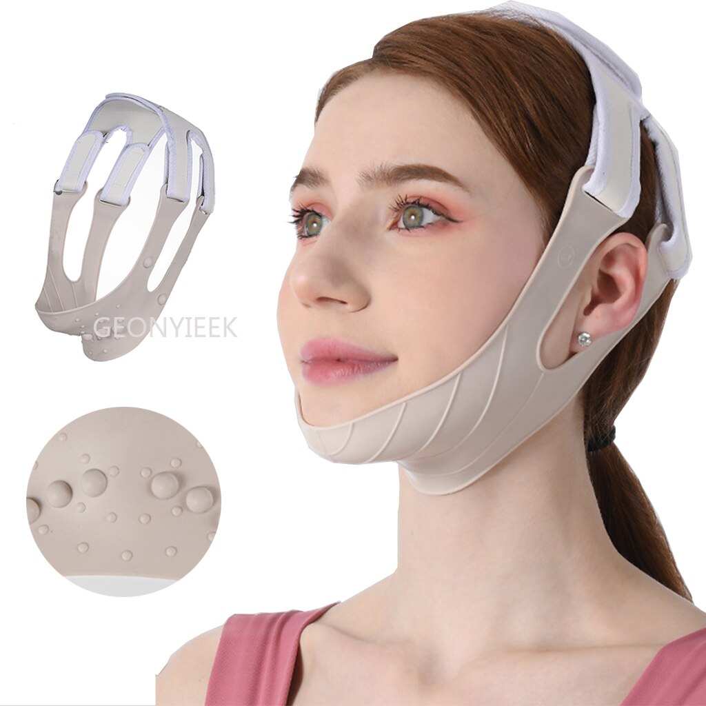 Silicone Face Slimming Bandage Women Chin Cheek Lift Up Belt V Line Face Shaper Facial Anti Wrinkle Strap Skin Care Beauty Tools