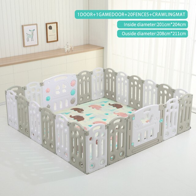 Super Luxury Baby Playpen With Free Mat Kid Playpen for Children Indoor Baby Playground Kids Ball Pit Playpen Kid Ball Pool Pit