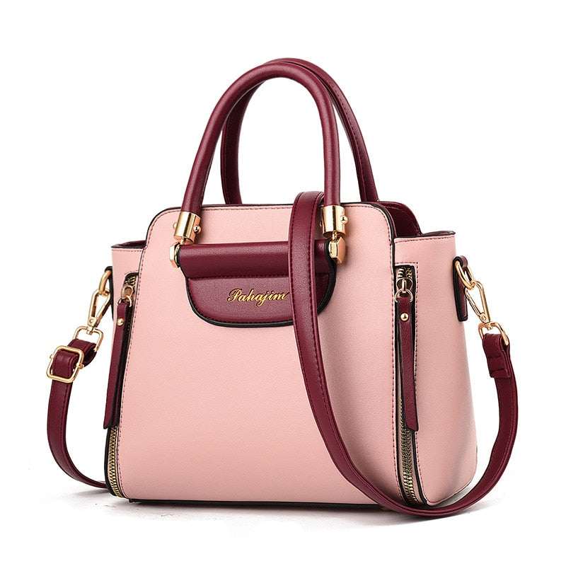 Women's bags 2023 new fashion women's bags hit color hand-held  bag Europeand the United States all-match shoulder messenger bag