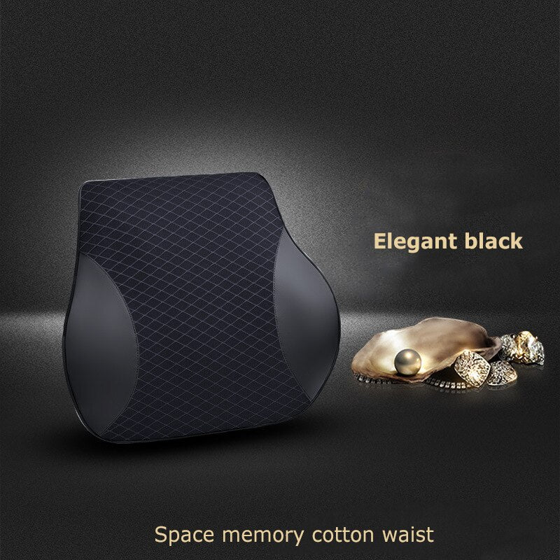 Car Seat Headrest Auto Memory Foam Pillow Car Neck Pillow Seat Head Support Lumbar Support For Office Chair Cushion For Car Auto