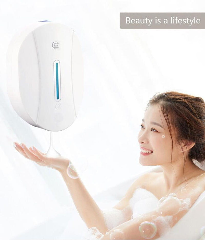 550ml Touchless Automatic Sensor Foam Soap Dispenser Hand Sanitizer Liquid Gel Alcohol Spray Wall Mounted Bathroom Accessories