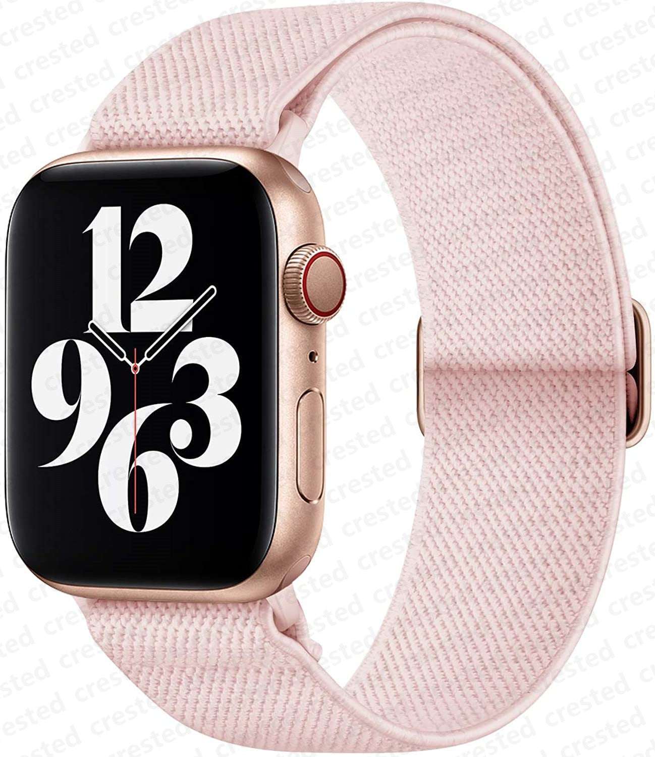 Scrunchie Strap for Apple watch band 40mm 44mm 45mm 41mm 38mm 42mm Elastic Nylon solo Loop bracelet iWatch serie 3 4 5 6 se 7