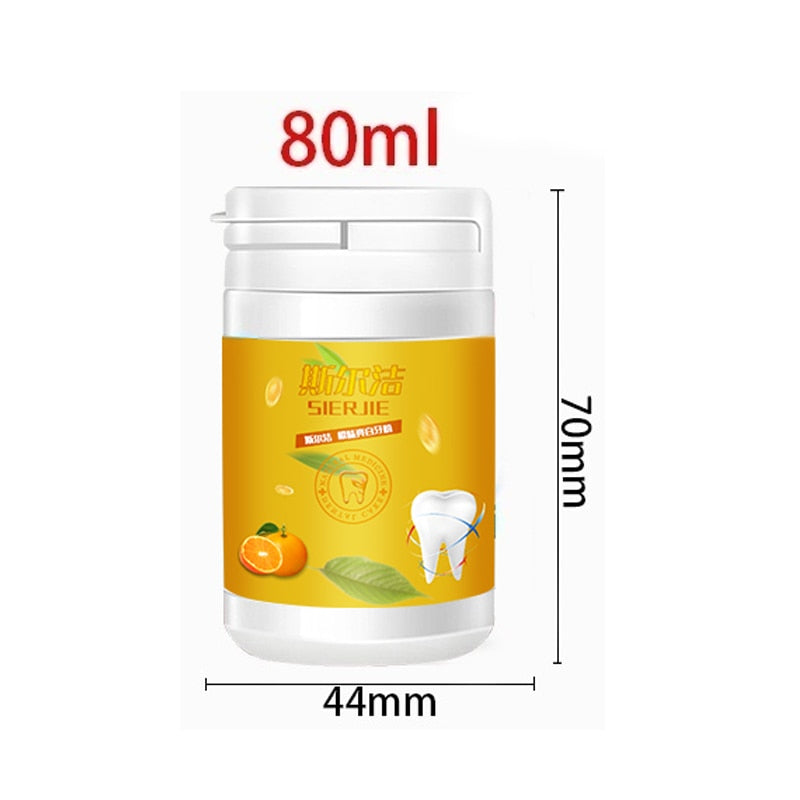 Whitening Tooth Powder 50g, Remove Smoke Stains, Coffee , Tea , Freshen Dad Breath, Oral Hygiene, Dental Care