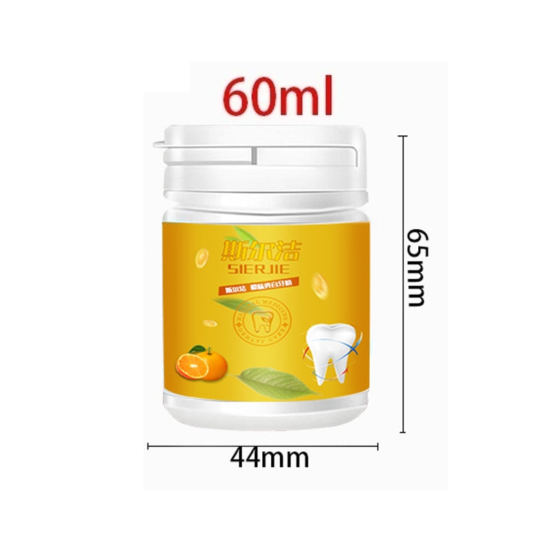 Whitening Tooth Powder 50g, Remove Smoke Stains, Coffee , Tea , Freshen Dad Breath, Oral Hygiene, Dental Care