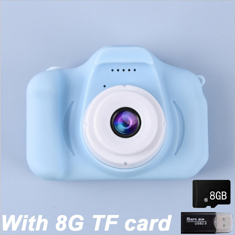 Children's Camera Waterproof 1080P HD Screen Camera Video Toy 8 Million Pixel Kids Cartoon Cute Camera Outdoor Photography Toy