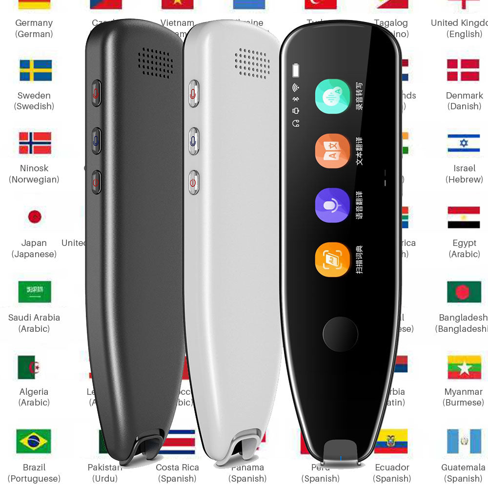 Smart Voice Scan Translator Pen Multifunction Offline Translation Real Time Language Translator Business Travel Abroad