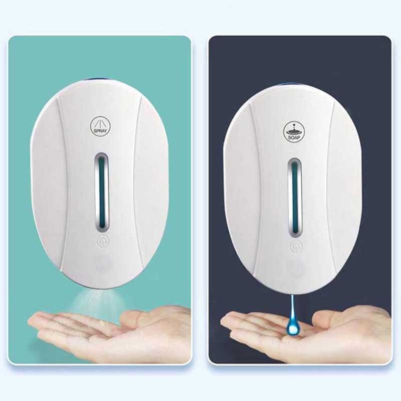 550ml Touchless Automatic Sensor Foam Soap Dispenser Hand Sanitizer Liquid Gel Alcohol Spray Wall Mounted Bathroom Accessories