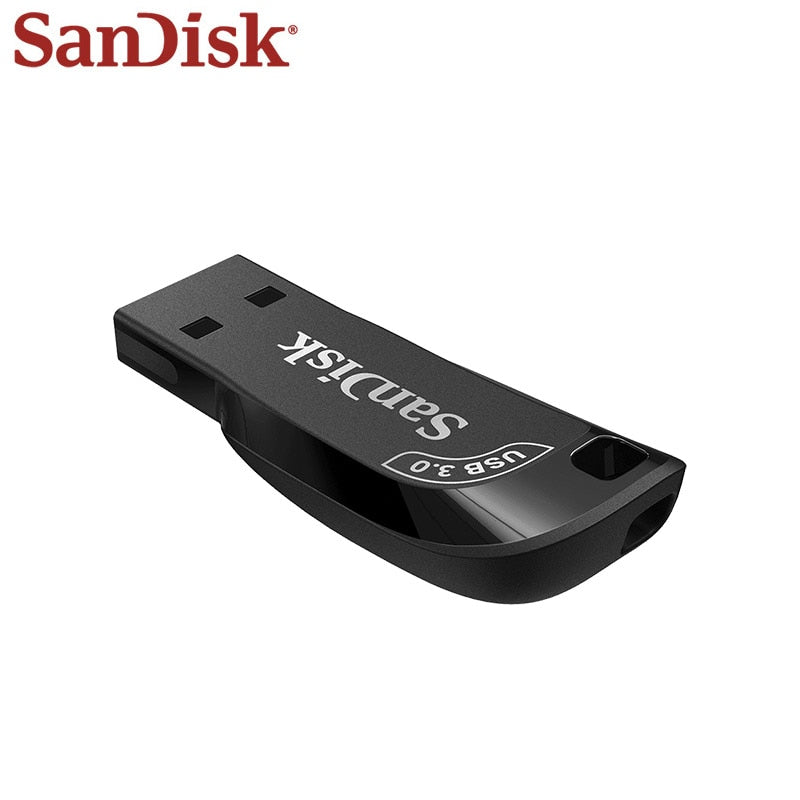 SanDisk USB 3.0 Flash Disk 128GB 64GB 32GB Mini Key Pendrive Black Flash Drive Memory Stick For Computer