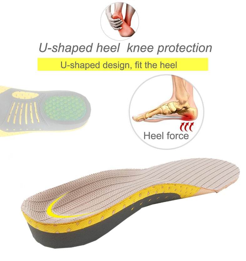 Orthopedic Insoles Orthotics Flat Foot Health Sole Pad For Shoes Insert Arch Support Pad For Plantar fasciitis Feet Care Insoles